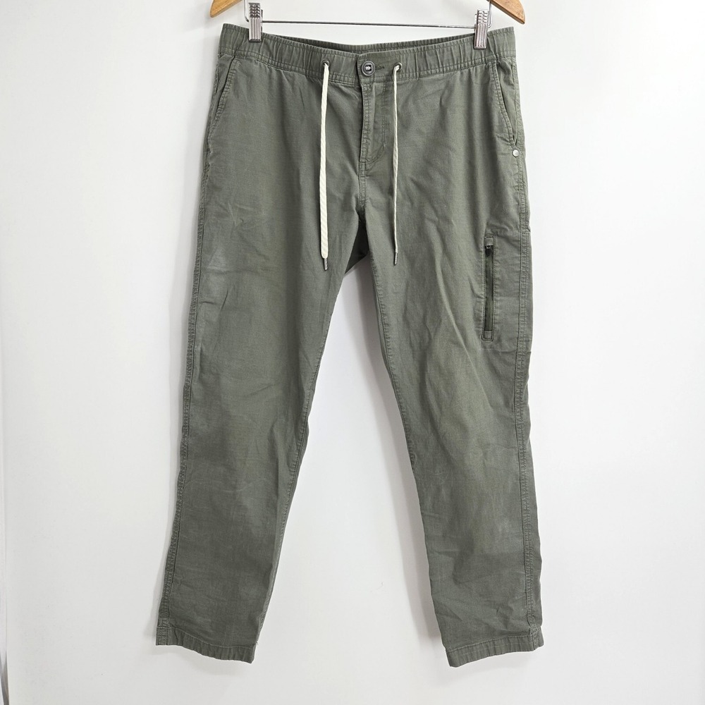 Vuori Pants Women's Large The Rise The Shine Gray Jogger Draw String  34 x 28‎